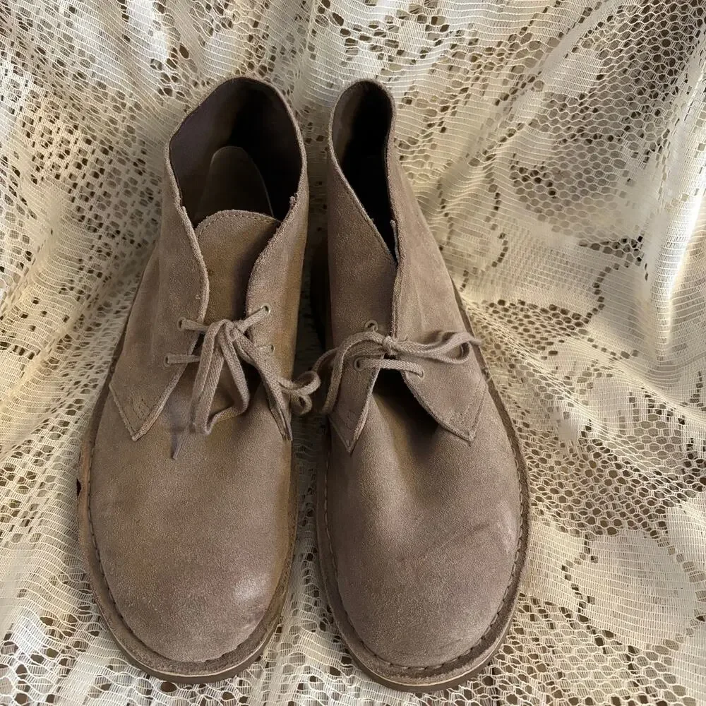 Clarks Bushacre 3 Men's US 11 M Sand Suede Chukka Boots